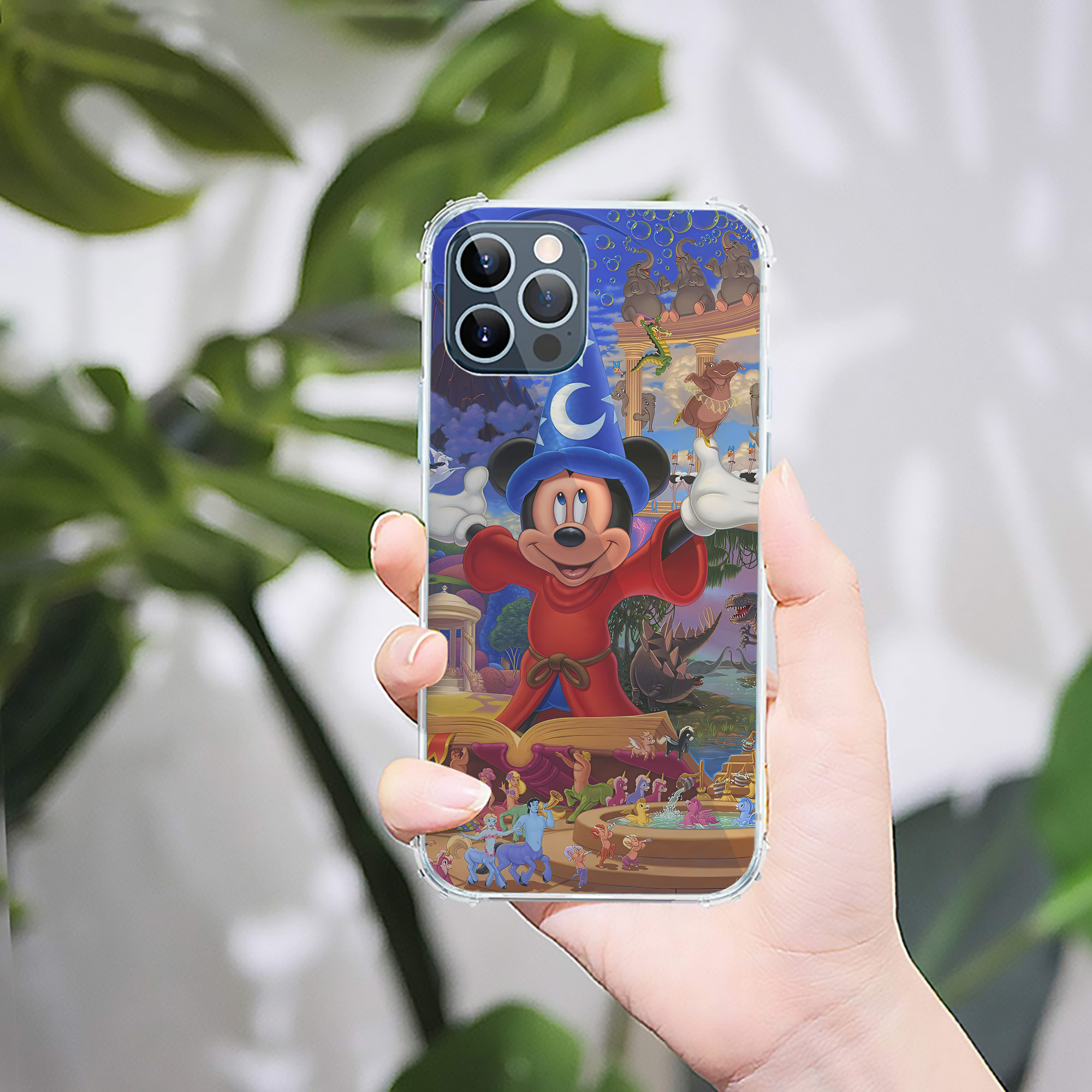 ミッキーマウス Mickey Mouse 【iPhone 12シリーズ対応】透明スマホケース（クリアソフトケース）